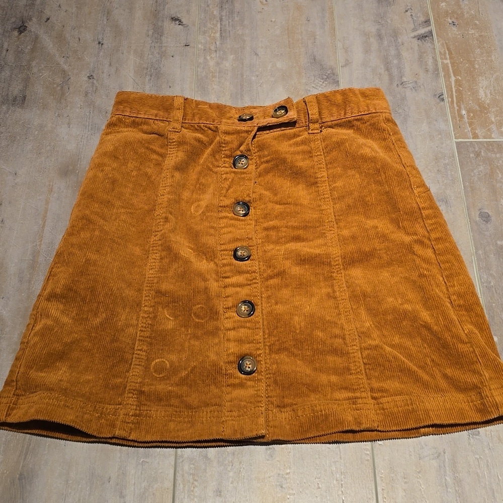 Forever 21 Corduroy Tan Skirt